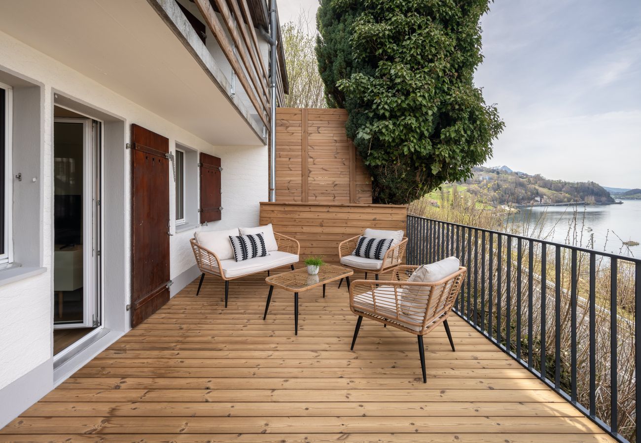 Ferienwohnung in Leissigen - Bijou Lake Side Terrace